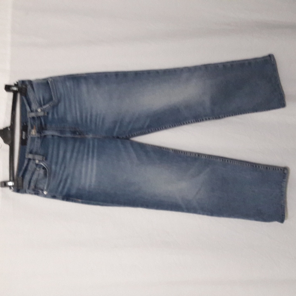 Hudson Women Denim Jeans Size 26 Straight Croppe Light Wash